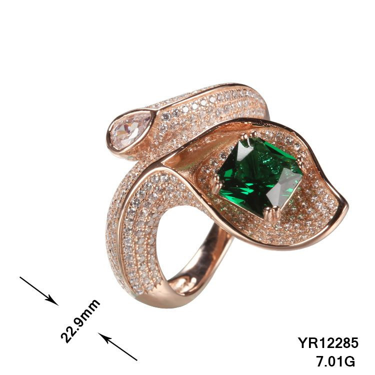 Snake rings ins zircon morsan diamond ring