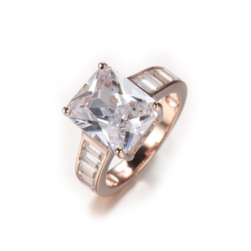 S925 sterling silver ins zircon ring